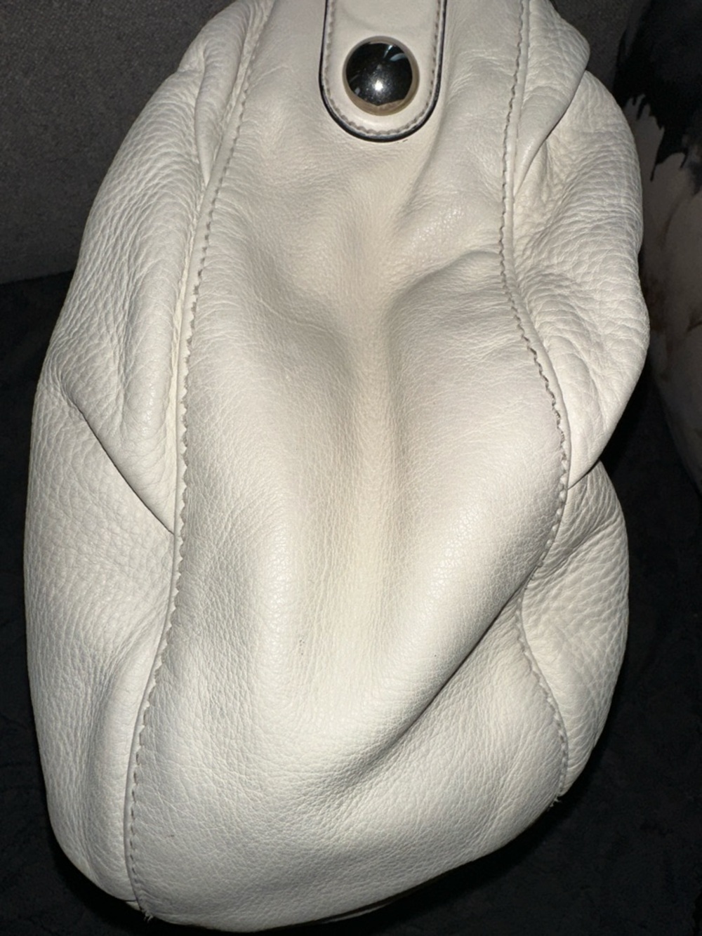 Gucci Soft Leather Hobo Bag in Light Gray - Picture 6 of 14